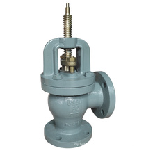 DIN cast iron angle globe valve PN16